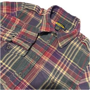Ralph Lauren Rugby Plaid Tunic Shirt Women's Size 8‎ Button Down